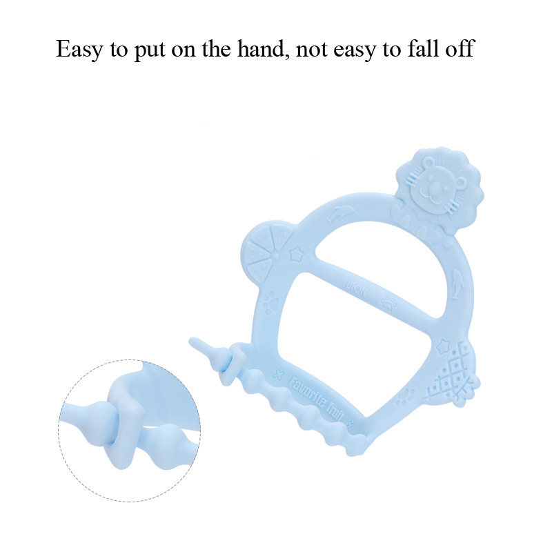 Food grade baby teether silicone wearable bracelet teether baby teether bracelet